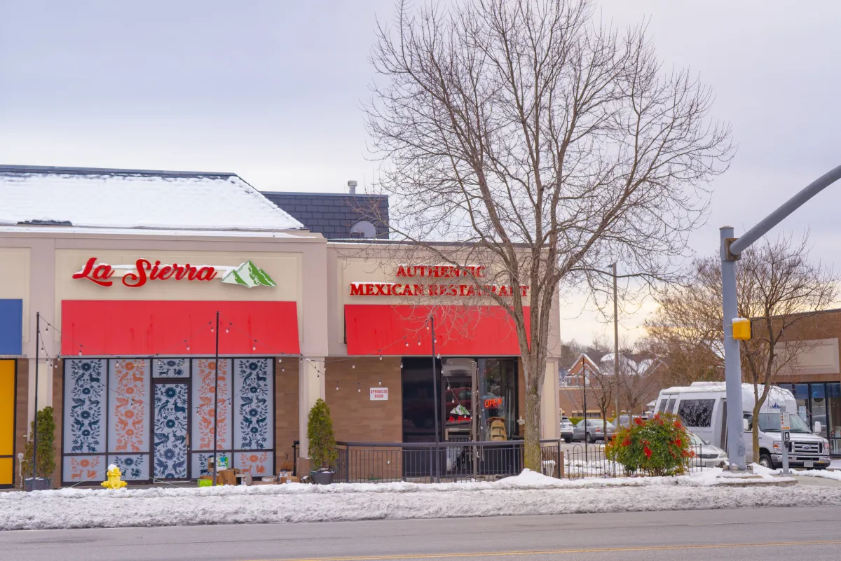 Guests dining at La Sierra Mexican restaurant