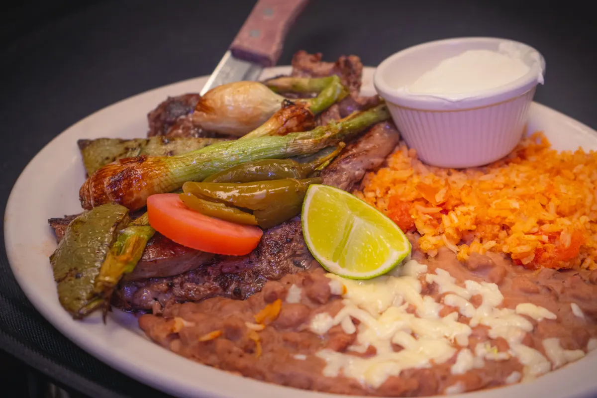 Fresh Mexican tacos at La Sierra restaurant